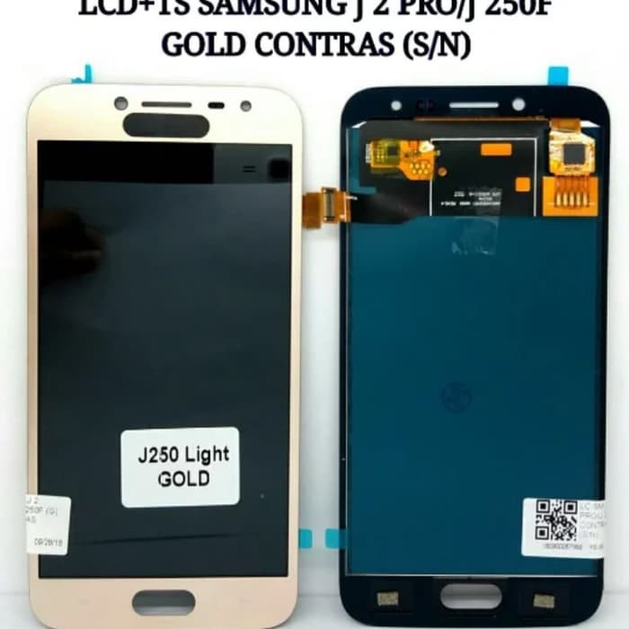 Fullset lcd touchscreen Samsung j2 pro ori contras