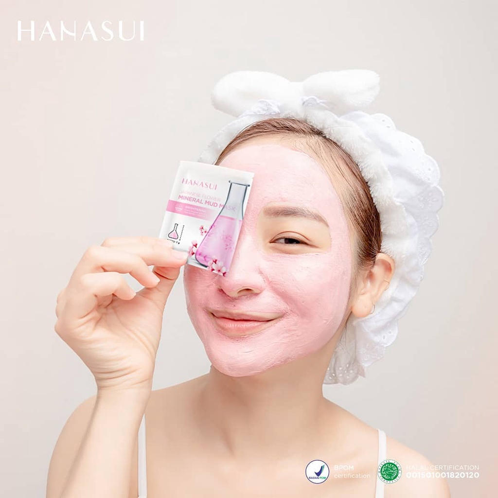 Hanasui Mineral Mud Mask [Japanese Flower | Korean Herbal | Asian Heritage] 7gr