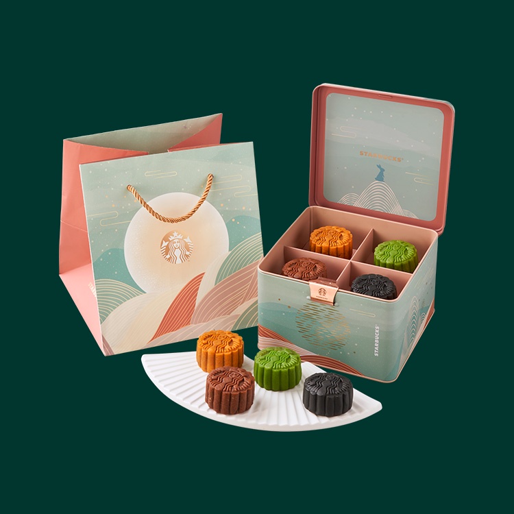 

STARBUCKS MOONCAKE ASSORTED ORIGINAL SINGAPORE (8 PCS) MID AUTUMN 2022