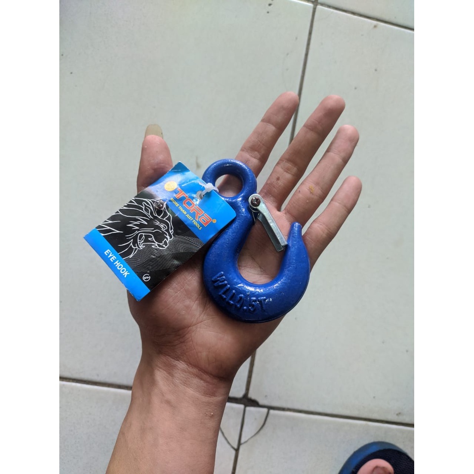 ORI BOOSS!!Cargo hook / Eye hook / Gantungan barang beban 1&amp; 0,5ton Tora - Original