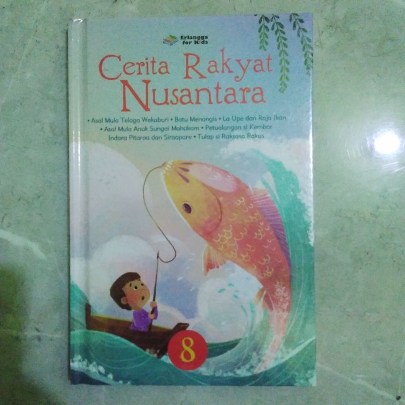 Cerita Rakyat Nusantara Hard Cover Erlangga Original Baru