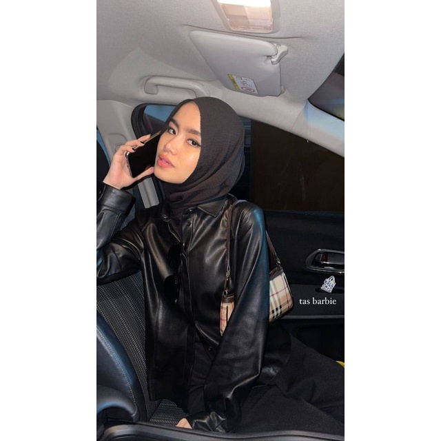 Edacoco leather shirt