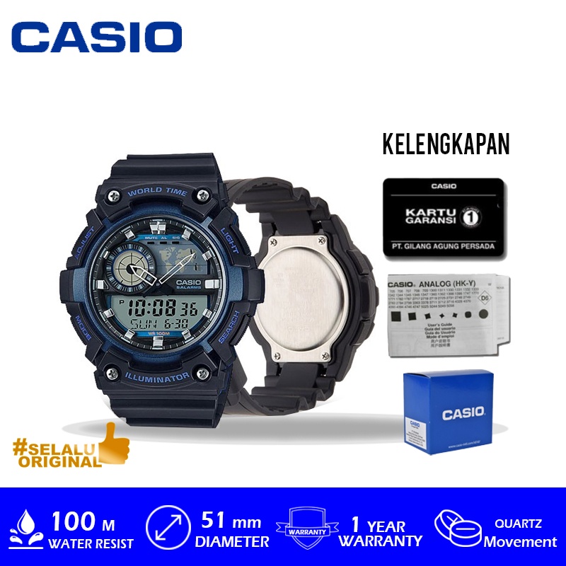 Casio General Analog Man AEQ-200W-2AVDF / AEQ200W / AEQ200W2
