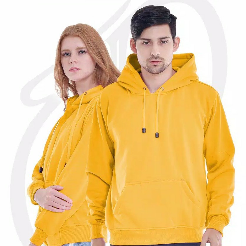 HOODIE JUMPER POLOS JUMBO XL-XXL Warna Kuning / HOODIE POLOS JUMBO /JAKET POLOS J/ SWEATER POLOS