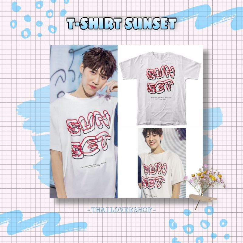 T-SHIRT PP KRITT SUNSET RAIKANTOPENI BAJU KAOS THAI ACTOR