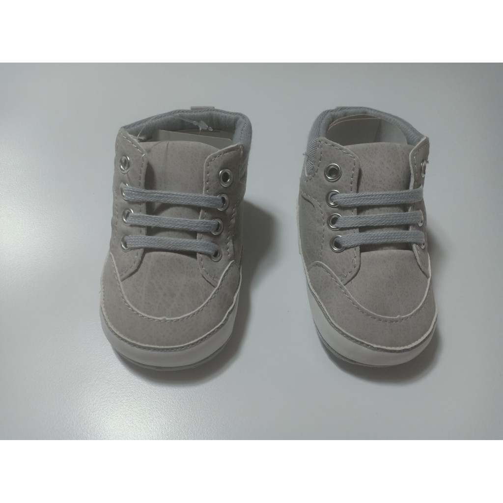 Sepatu Bayi Laki Laki Prewalker Bayi Import Premier Grey