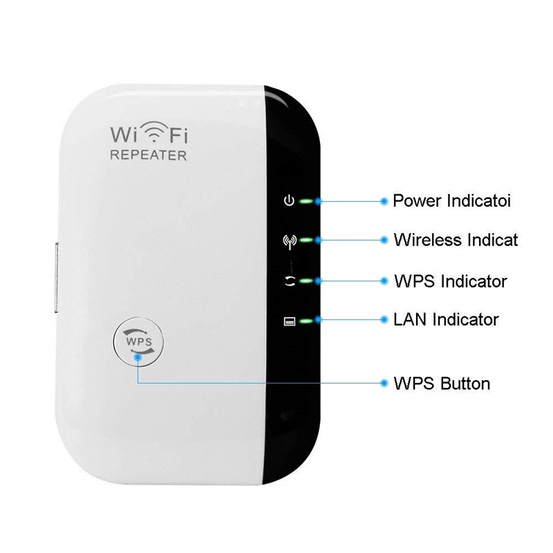 Wifi Repeater 300mbps Wireless Wifi Signal Range Extender 802 11n B G Wifi Access Point Shopee Indonesia