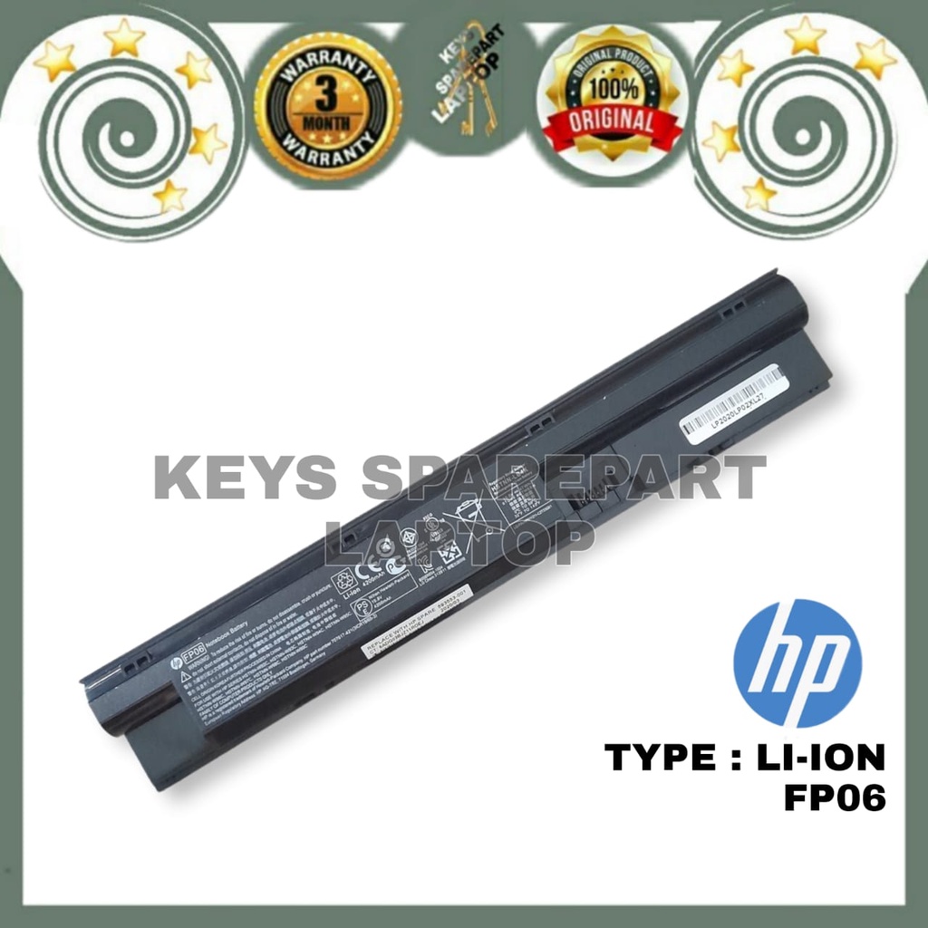 Baterai battery batre laptop HP Probook 440 G0 440 G1 450 G1 450-G0 455-G0 G1 HSTNN-W92C FP06 Black original