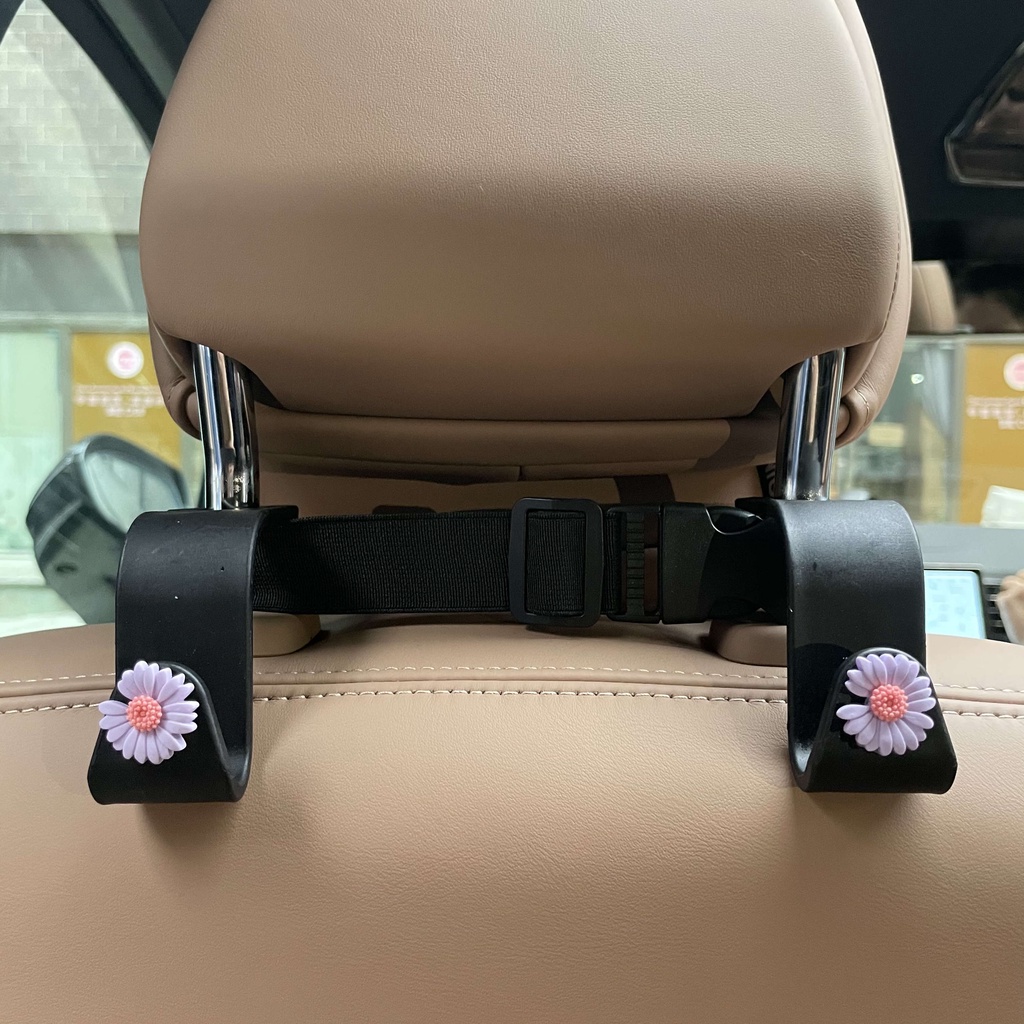 (Purple Series) Kait Gantungan Tas / Kantong Belanjaan Untuk Belakang Jok Mobil