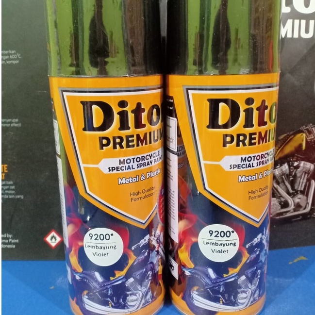 DITON Premium Pilok Pilox Cat Semprot - Lembayung Violet / Ungu Lembayung (9200*) 400cc