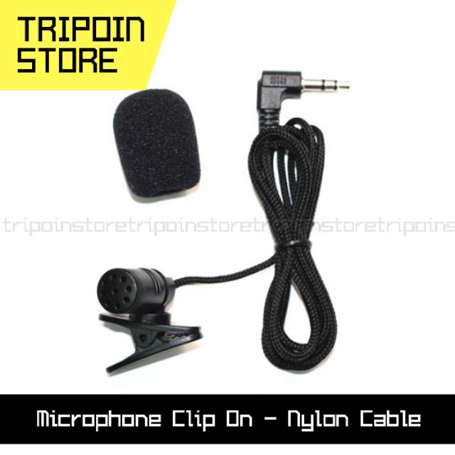 Mini Microphone Clip On - Mic Lepel Lavalier Karaoke Online JOOX Smule