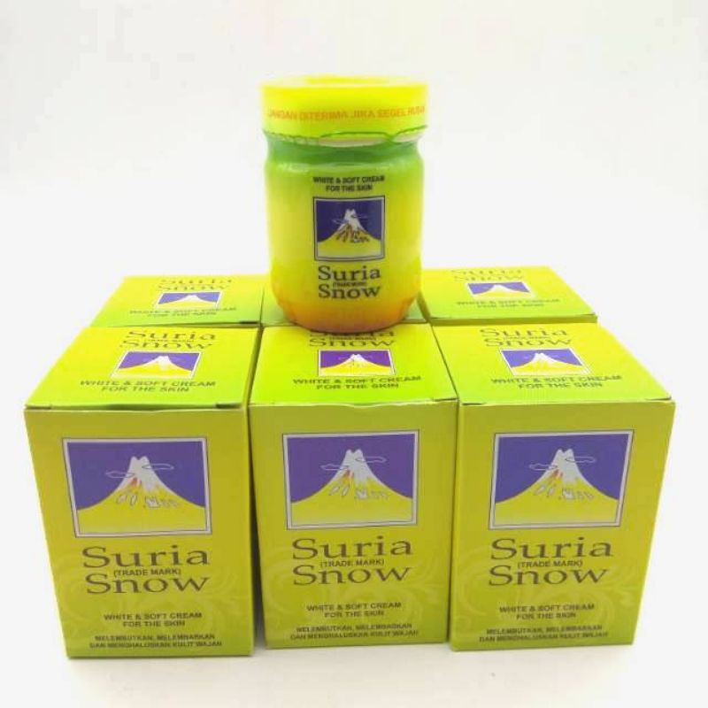 Suria Snow 60 gr/Suria Snow White dan Soft Cream For The Skin