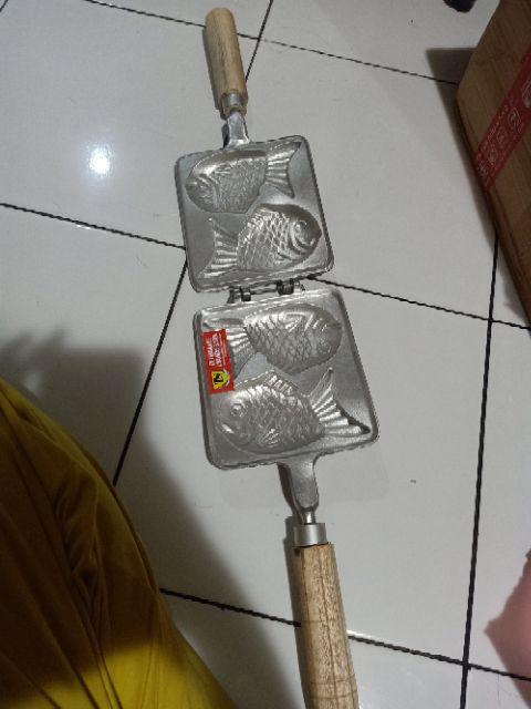 Cetakan Kue Waffle Motif Ikan Taiyaki Bungeoppang Korean Pan