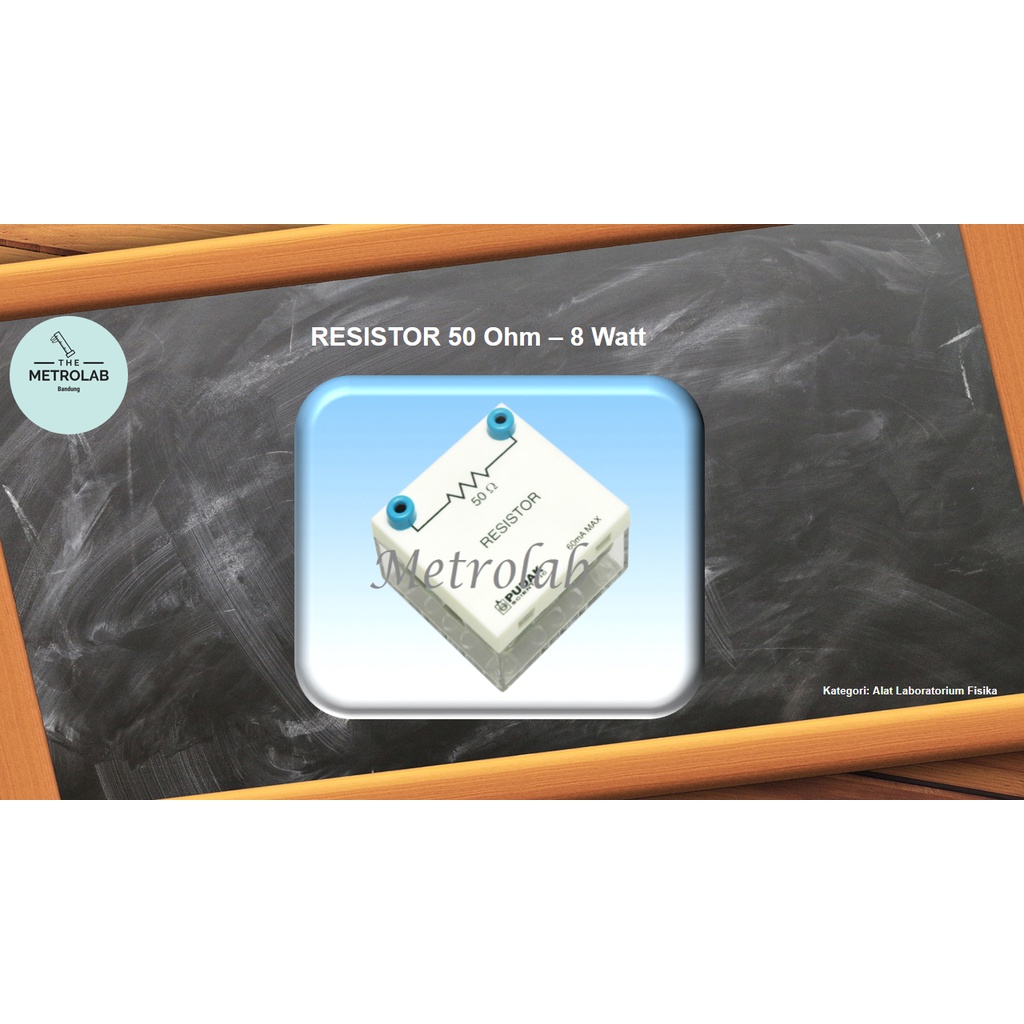 Resistor 50 Ohm 8 Watt | Hambatan Listrik 50 Ohm,8 W dalam Box plastik transparan