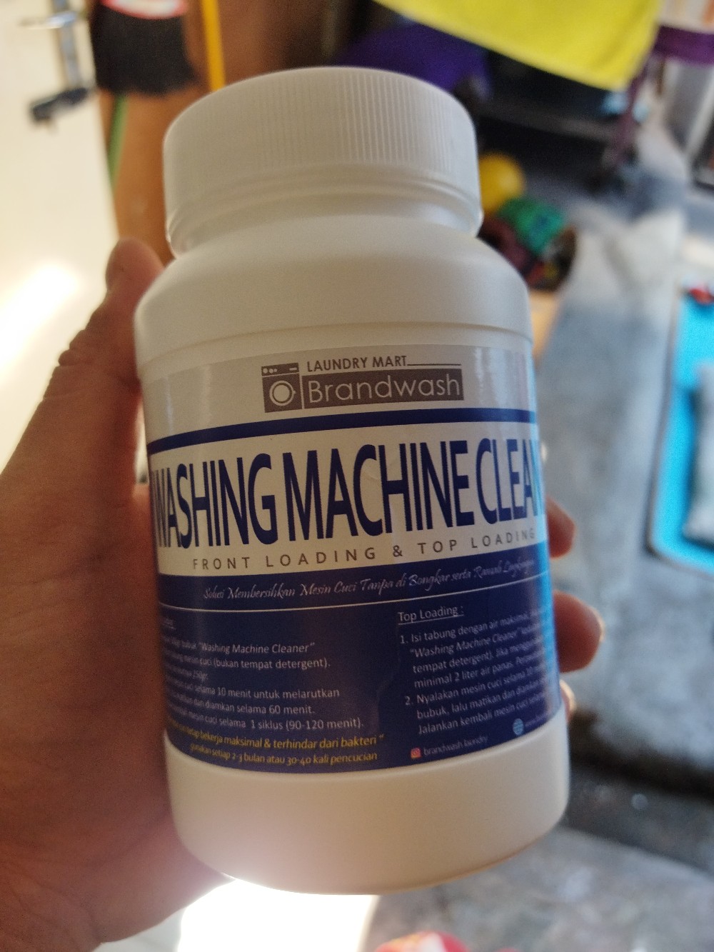 Brandwash Washing Machine Cleaner 500gr Sabun Pembersih Mesin Cuci Front N Top Loading