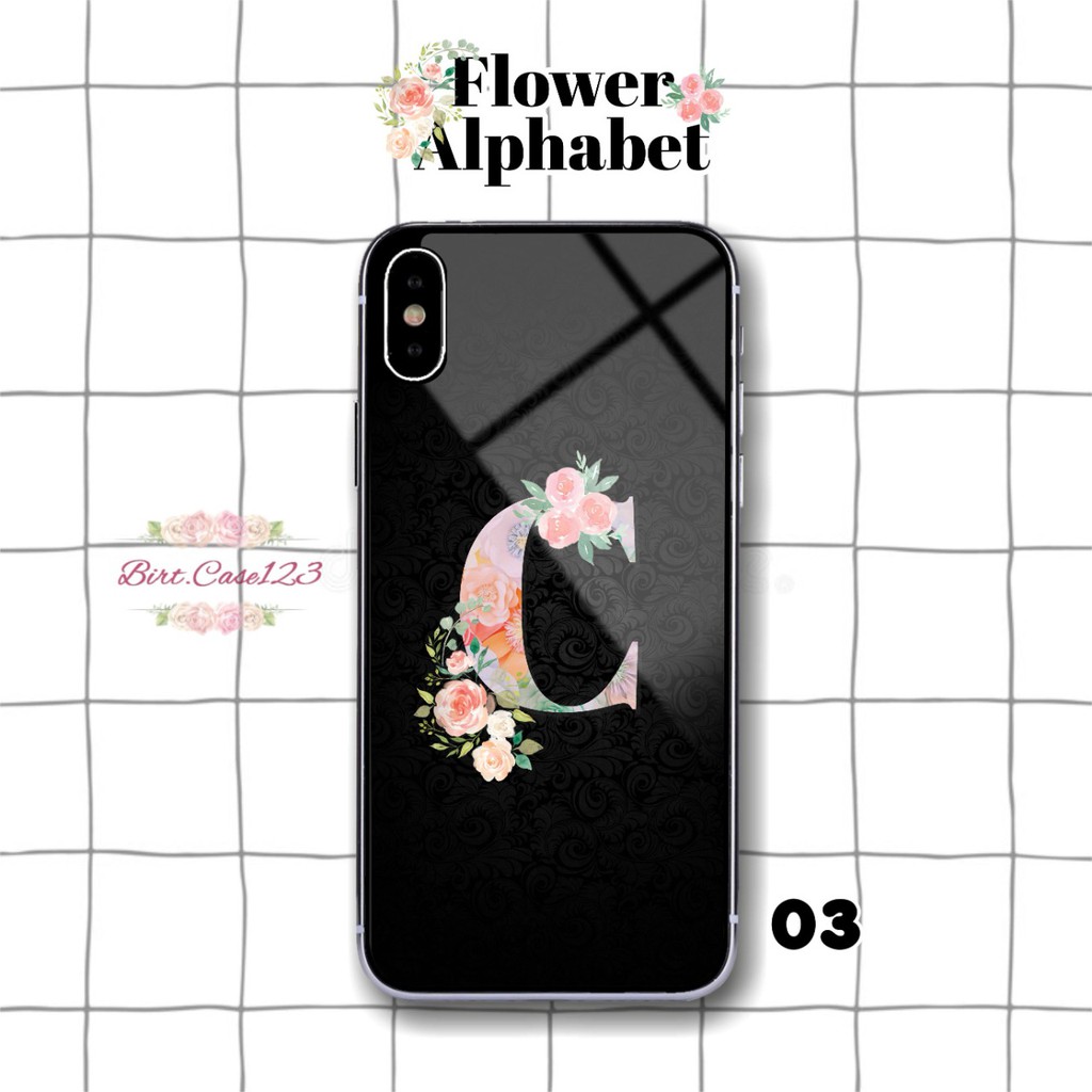 Hardcase 2D glossy ALPHABET OPPO VIVO SAMSUNG XIAOMI REALME IPHONE ALL TYPE BC2005