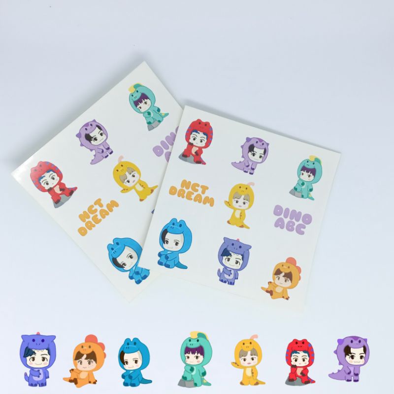 STICKER NCT DREAM DINO ABC