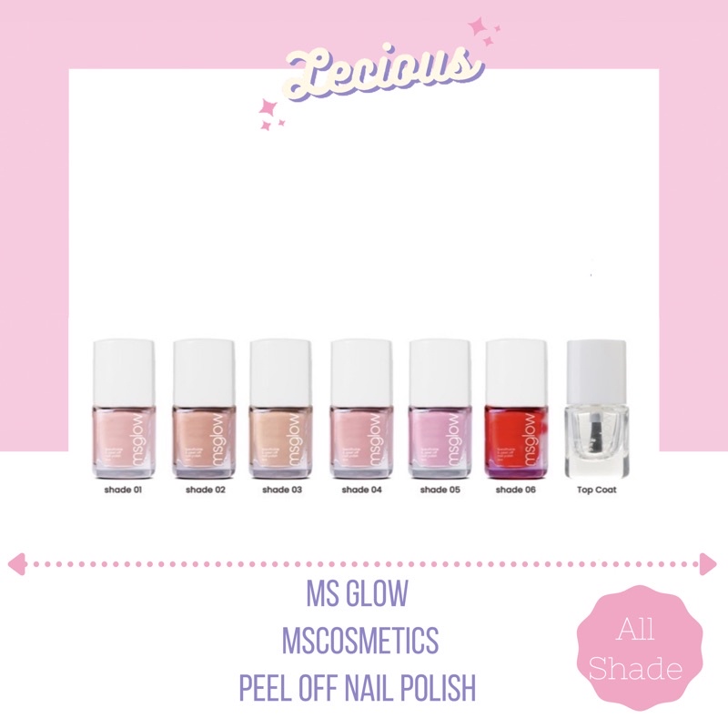 kutek nail polish peel off halal cat kuku msglow ms glow with box