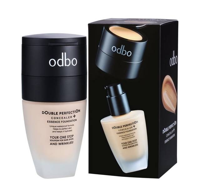 ODBO Double Perfection Concealer + Essence Foundation #OD418 Thailand / Cosmetic Product Coverage