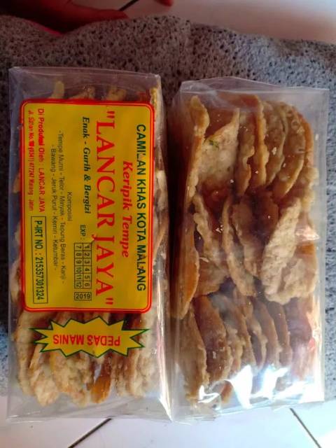 Kripik Tempe Lancar Jaya Malang Renyah Gurih