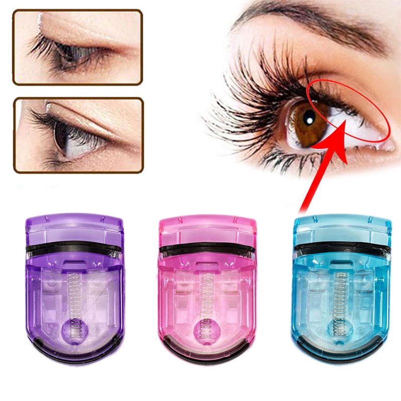 4 Colors Portable Mini Eyelash Curler,Eye Lashes Curling False Eyelashes Curlers, Nature Curl  Clip