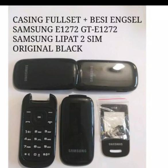 EX620 CASING KESING FULLSET ENGSEL SAMSUNG GT E1272 /E1272 SAMSUNG LIPAT 2 SIM ORIGINAL ❝trìmss☑❞