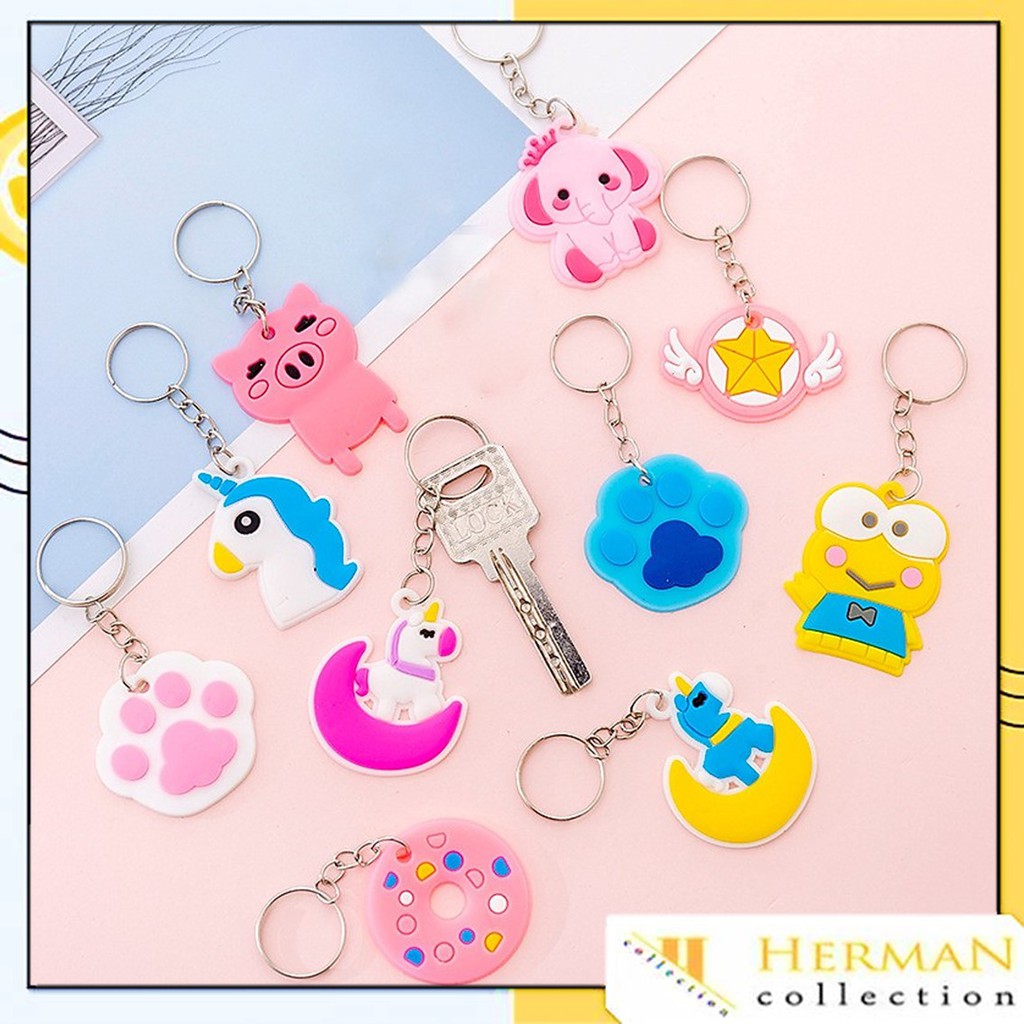  Gantungan  Kunci Karakter Lucu  Keychain Cantik Dan Lucu  