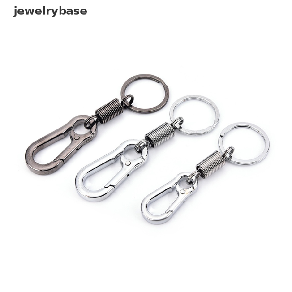 1pc Gantungan Kunci carabiner Bentuk Labu Bahan Stainless steel anti Hilang