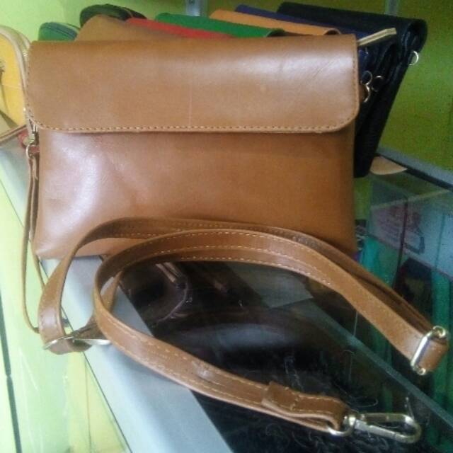 Dompet kulit pull up