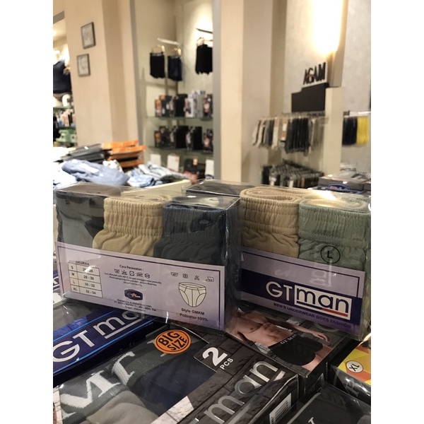 "BIG SALE" Celana Dalam Pria GT MAN GMKM Isi 3 Pcs - Briefs Men Underwear