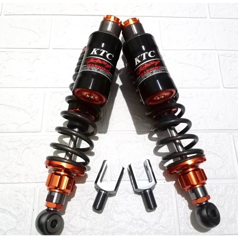 SHOCK BREAKER SHOCK BREKER TABUNG ATAS KTC EXTREME UKURAN 280 320 340MM FULLBLACK BEBEK SUPRA RXKING JUPZ SHOCK TABUNG ATAS