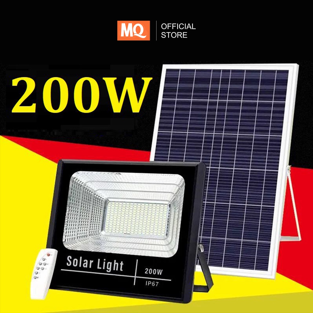 MQ LAMPU LED TENAGA SURYA LAMPU SOROT TENAGA MATAHARI   LAMPU TEMBAK SOLAR CELL 200w