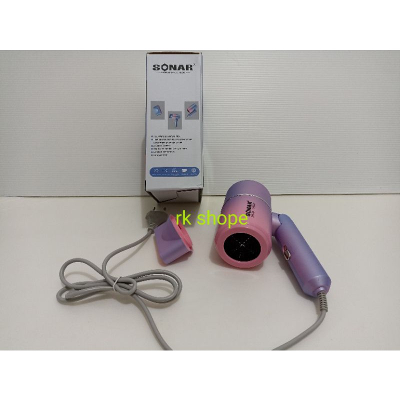 promo 12 12 sonar hairdryer teknologi ion hair dryer pengering rambut  angin kencang