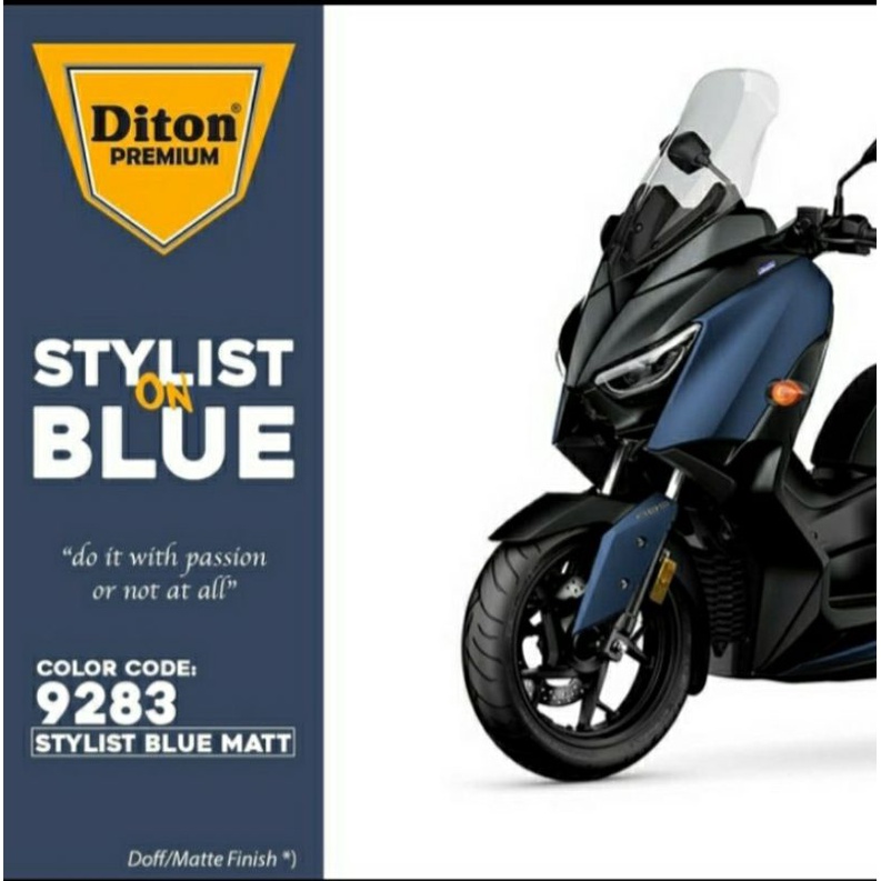 CAT SEMPROT DITON 9283 STYLIST BLUE MATT / PILOK / BIRU DOFF / PYLOX / BUKAN SAMURAI