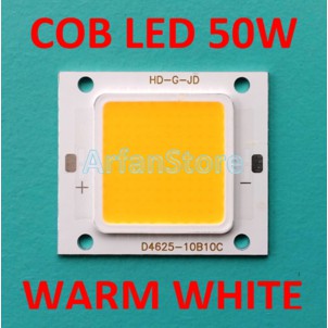 COB HPL 50W Warm White High Power LED 100 Chip Kuning Super Terang