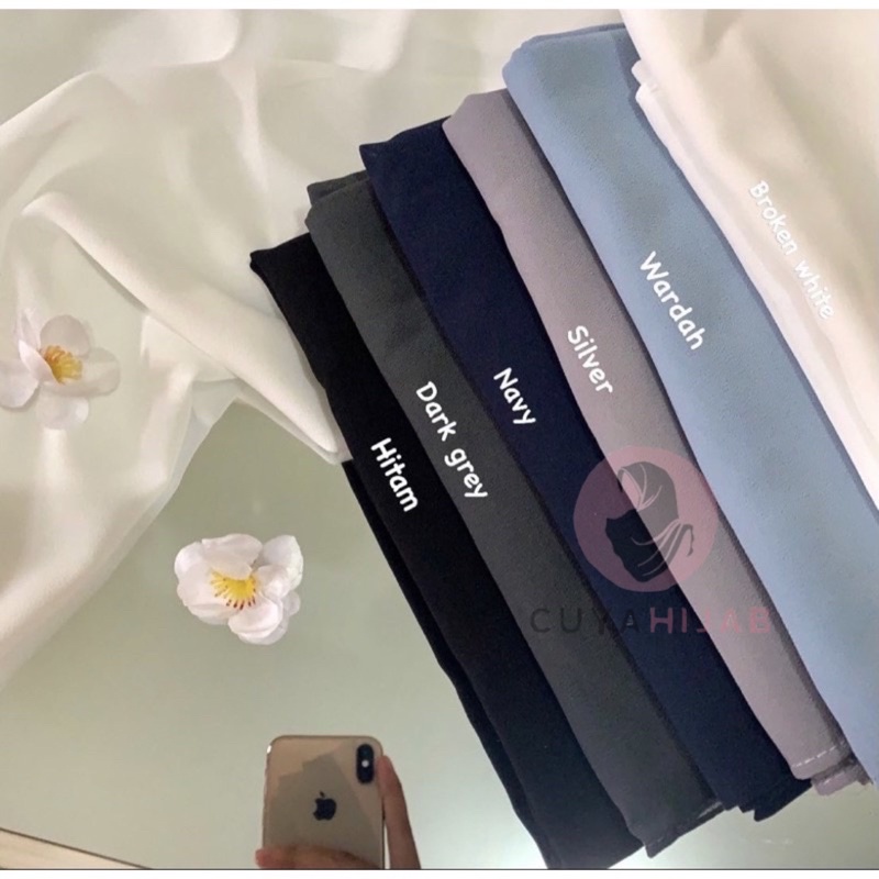 50+WARNA PASHMINA MALAY CERUTYBABYDOLL 180 X 75 Cm [PART 1] TERLARIS MURAH || CUYASHOP CUYAHIJAB SBY-2