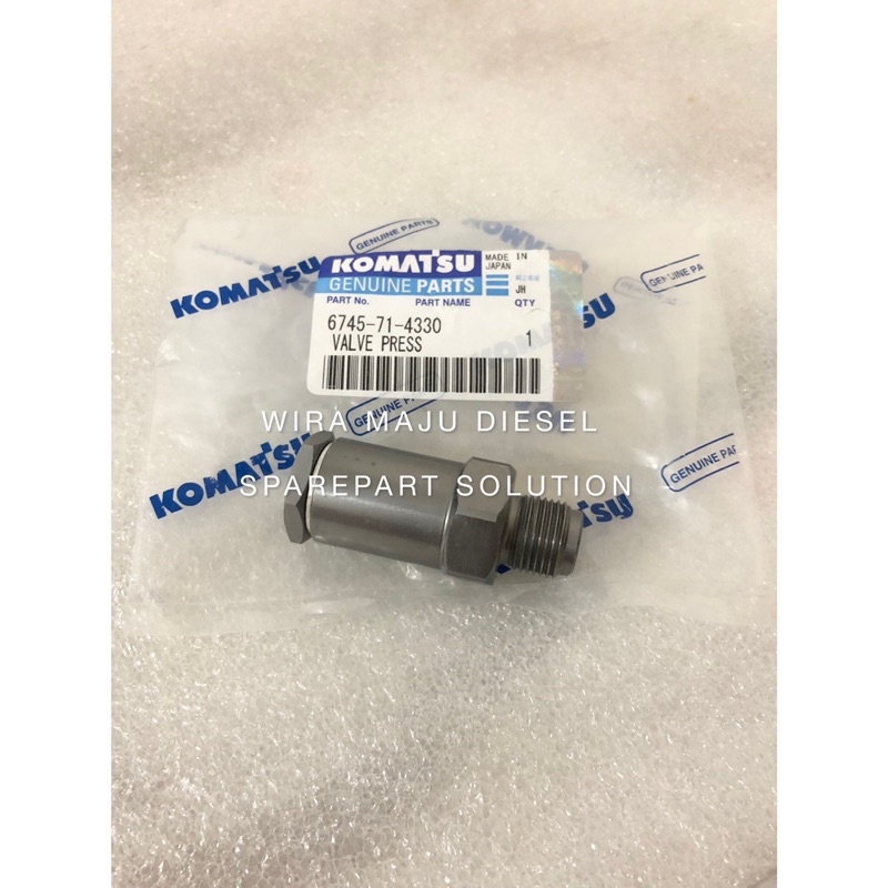 6745-71-4330 6754714330 Limiter Valve Common Rail PC300-8 Komatsu