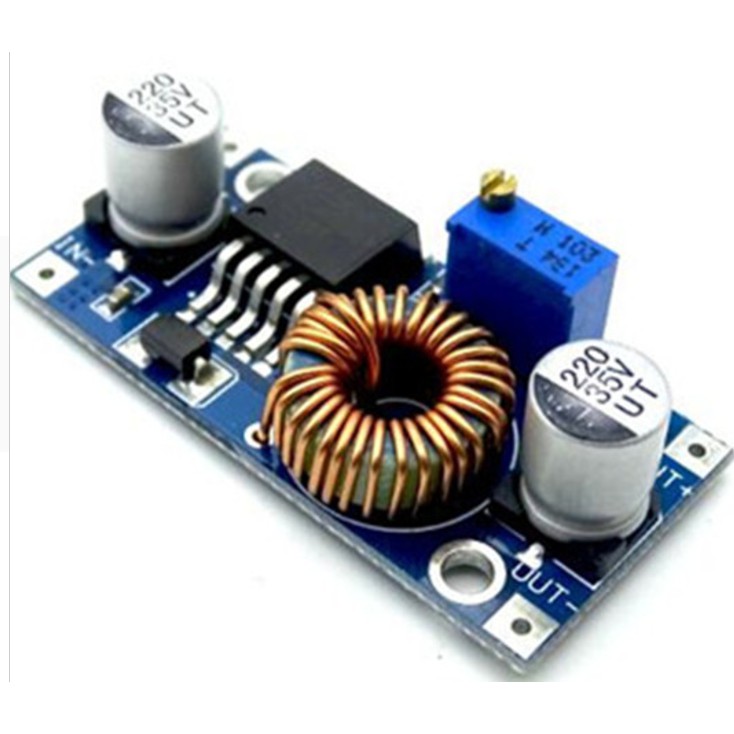 XL4005 adjustable 5A DC-DC step down module ultra compact input 4 sd 35V