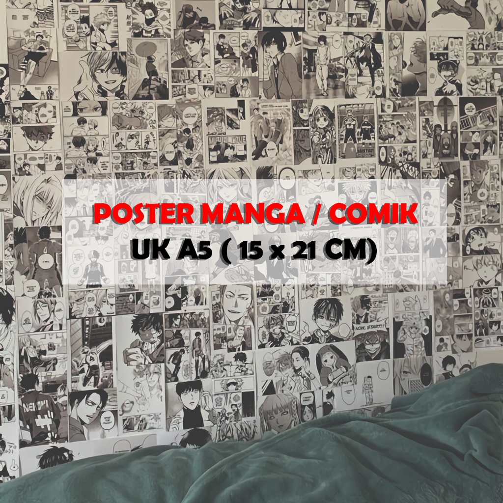 Jual Poster Manga Wall Anime Wallpaper Dinding Komik Custom Request A5