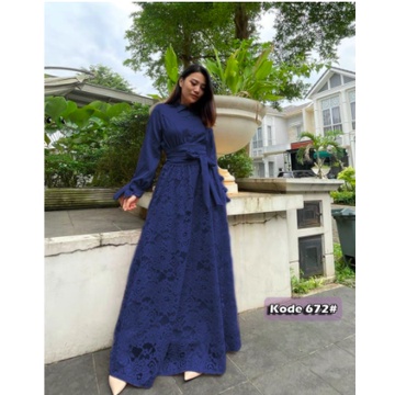 Vanesha Margaretta - 672 Dress muslim fashion wanita / dress wanita/fashion muslim/Busui Friendly