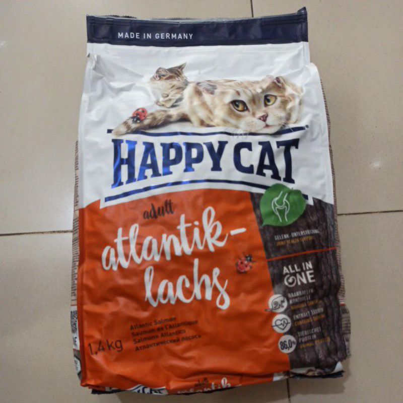 Happy Cat Salmon 1,4kg | makanan kucing dewasa happy cat supreme