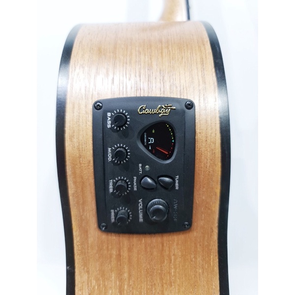 Gitar Classic Elektrik Merk Cowboy Original Tipe CGC-100 NA Natural Equalizer EQ TUNER Nylon Trusrod