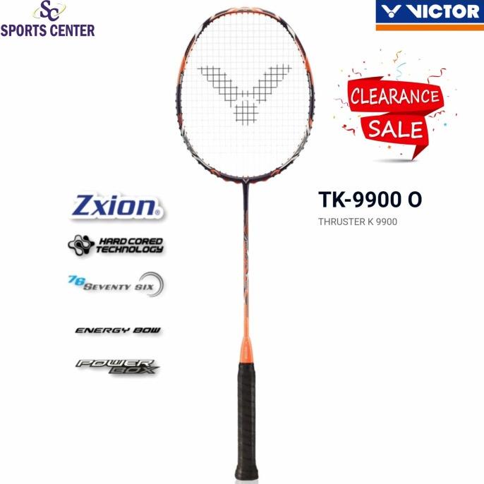 CLEAR SALE Raket Badminton Victor Thruster K 9900 / TK 9900 / TK-9900