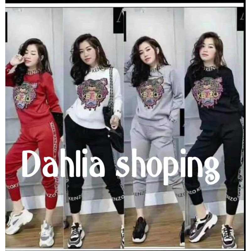 SETELAN KENZO RAJUT IMPORT BORDIR