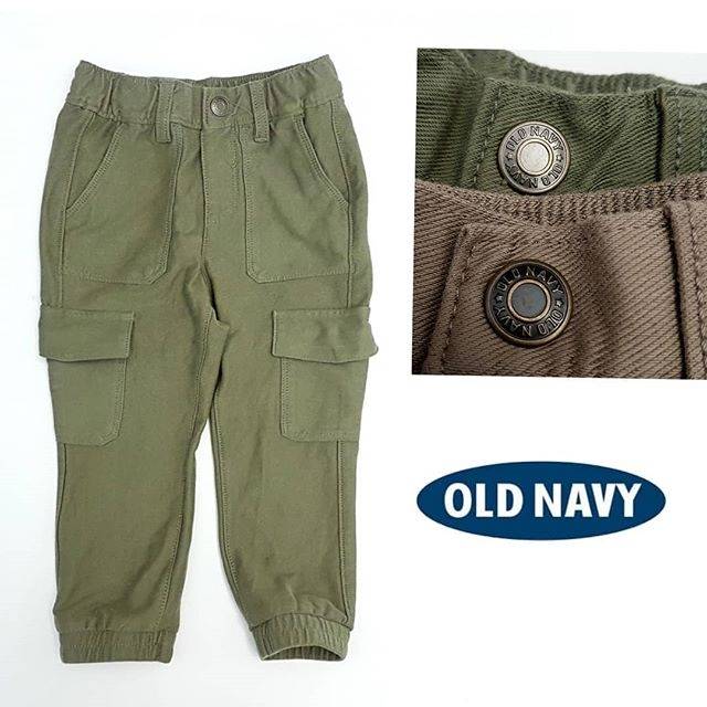Celana Cargo Oldnavy Green Hijau panjang jogger Bayi anak laki cowok murah branded panjang jeans