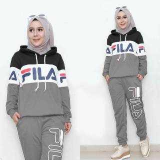 LM 7200 baju setelan wanita training set hodie F | Shopee