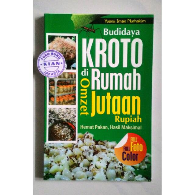 Buku Budidaya Kroto Di Rumah Omzet Jutaan Rupiah Shopee Indonesia