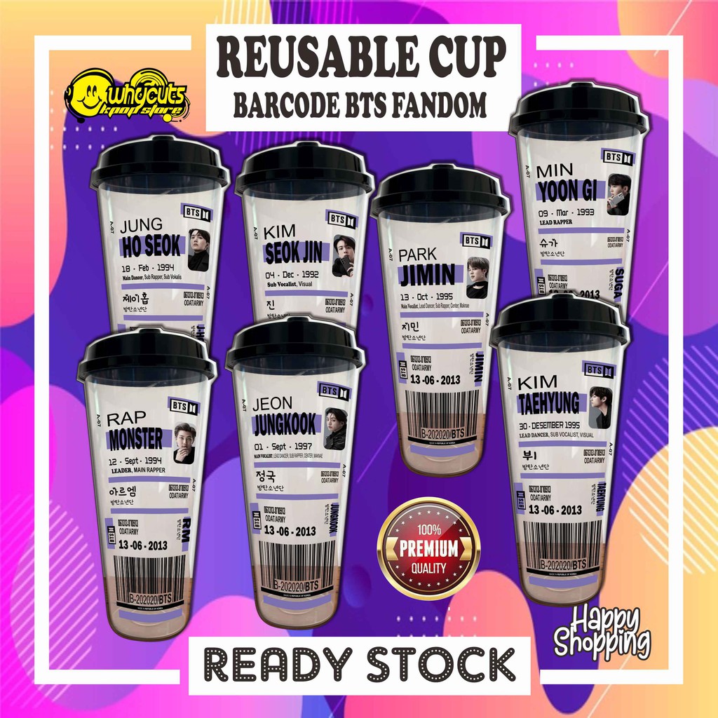 [BACA DESKRIPSI PRODUK] - REUSABLE Cup CUSTOM MIN 10PCS per 1 design bebas pilih design