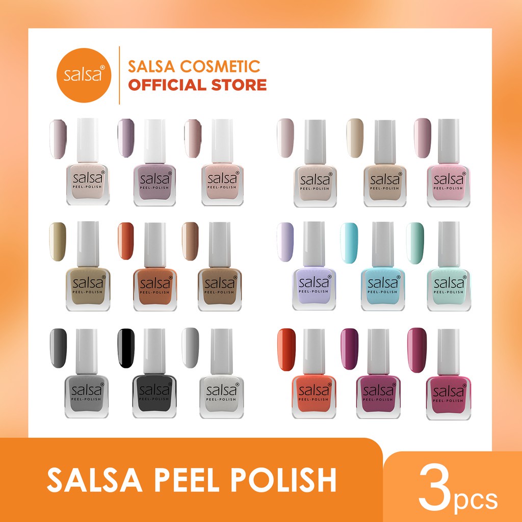 *LB* READY! SALSA KUTEK PEEL OFF - NAIL POLIST KUPAS SALSA