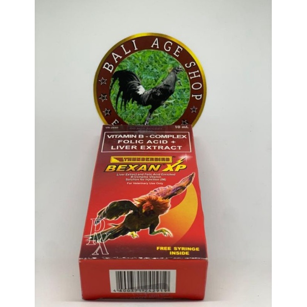 BEXAN XP | DOPING AYAM |VITAMIN B-COMPLEX FOLIC ACID ISI 10ML,INJEKSI